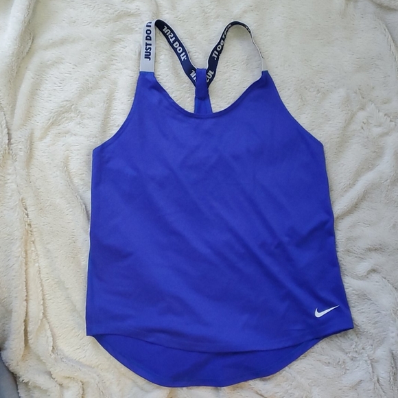 Nike Tops - Nike DriFit Racerback Gym Tank Blue
